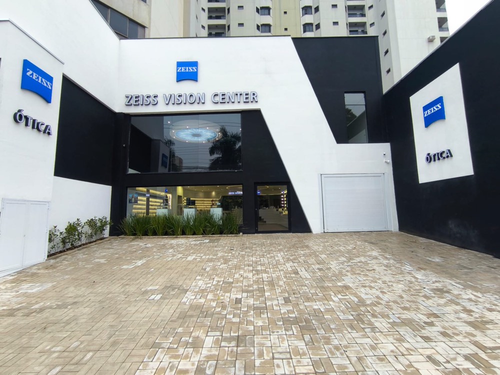 Fachada da Zeiss Vision Center em Presidente Prudente